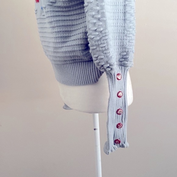 Cottagecore daisy turtle neck sweater - Picture 8 of 9